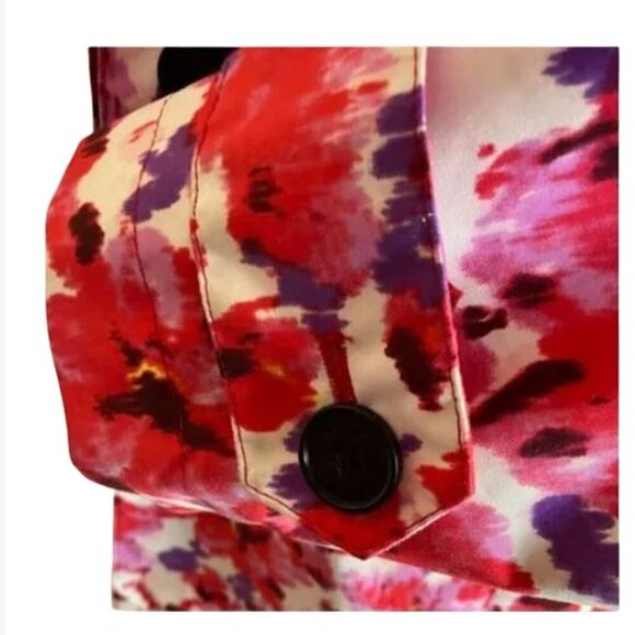 Lands' End Floral Raincoat for Spring and Summer Size Small EUC - Picture 5 of 8